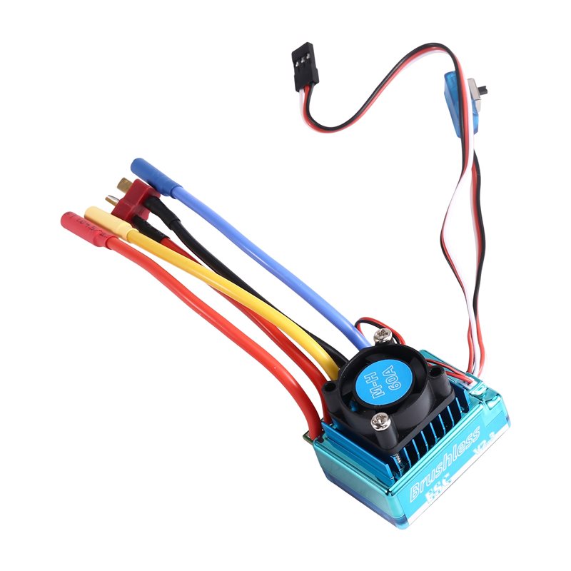 Rc Hobby Motors - Bezszczotkowy regulator obrotów MACH-60A z wtyczką