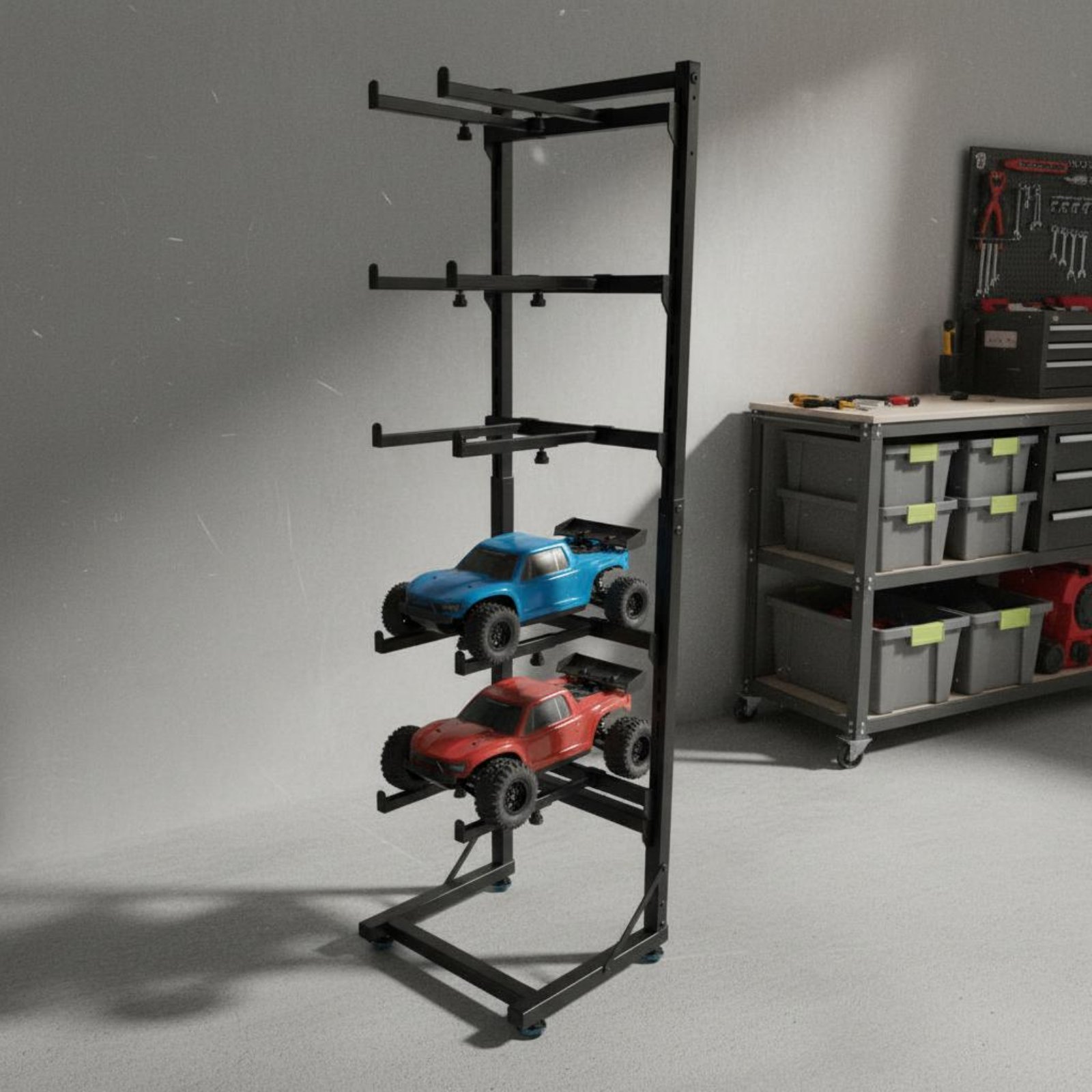Stojak na samochody RC, oszczę – Rc Hobby Garage recenzja i cena