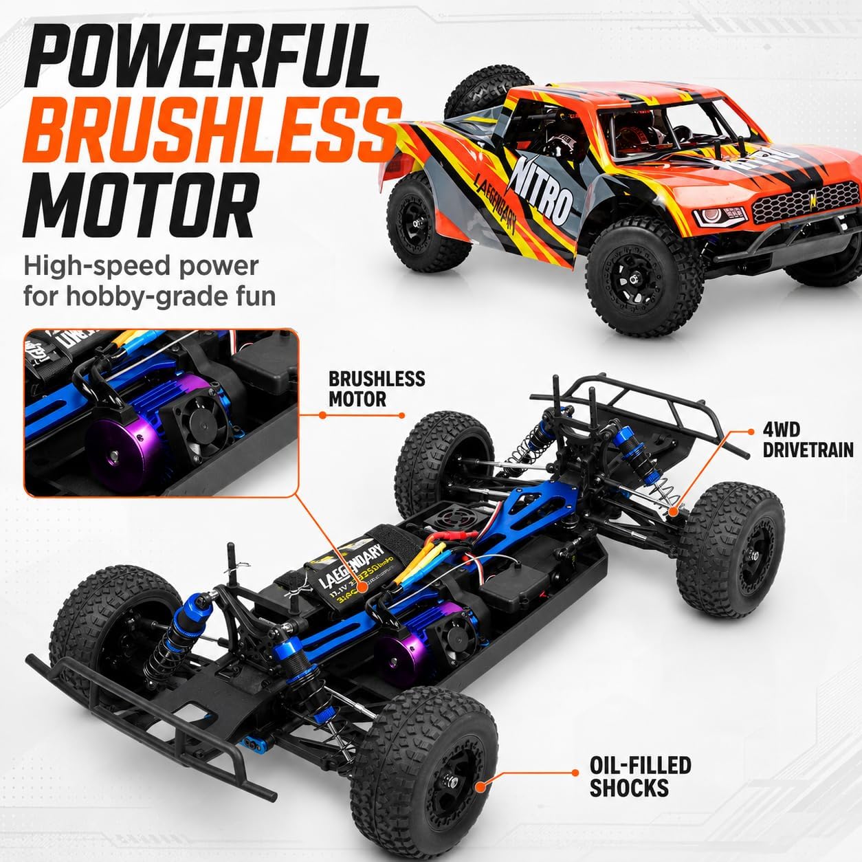 Samochód terenowy RC z napędem – Rc Roc Hobby recenzja i cena